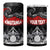 Personalised The Kingitanga - Maori King Movement 4 in 1 Can Cooler Tumbler Te Paki-o-Matariki with Silver Ferns and Polynesian Art Tattoo LT03