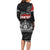 Personalised The Kingitanga - Maori King Movement Family Matching Long Sleeve Bodycon Dress and Hawaiian Shirt Te Paki-o-Matariki with Silver Ferns and Polynesian Art Tattoo