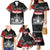 Personalised The Kingitanga - Maori King Movement Family Matching Mermaid Dress and Hawaiian Shirt Te Paki-o-Matariki with Silver Ferns and Polynesian Art Tattoo