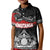 Personalised The Kingitanga - Maori King Movement Kid Polo Shirt Te Paki-o-Matariki with Silver Ferns and Polynesian Art Tattoo