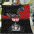 Personalised The Kingitanga - Maori King Movement Quilt Te Paki-o-Matariki with Silver Ferns and Polynesian Art Tattoo