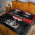 Personalised The Kingitanga - Maori King Movement Quilt Bed Set Te Paki-o-Matariki with Silver Ferns and Polynesian Art Tattoo