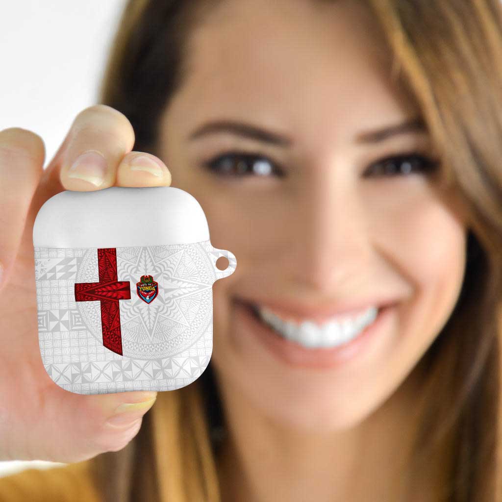 Tonga Ngatu Art Rugby Mate Ma'a AirPods Case LT03 - Polynesian Pride