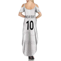 Custom Tonga Ngatu Art Rugby Mate Ma'a Summer Maxi Dress LT03 - Polynesian Pride