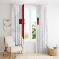 Tonga Ngatu Art Rugby Mate Ma'a Window Curtain LT03 - Polynesian Pride