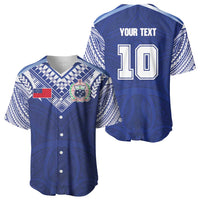 Custom Samoa Rugby Baseball Jersey Pacific Motifs LT03 - Polynesian Pride