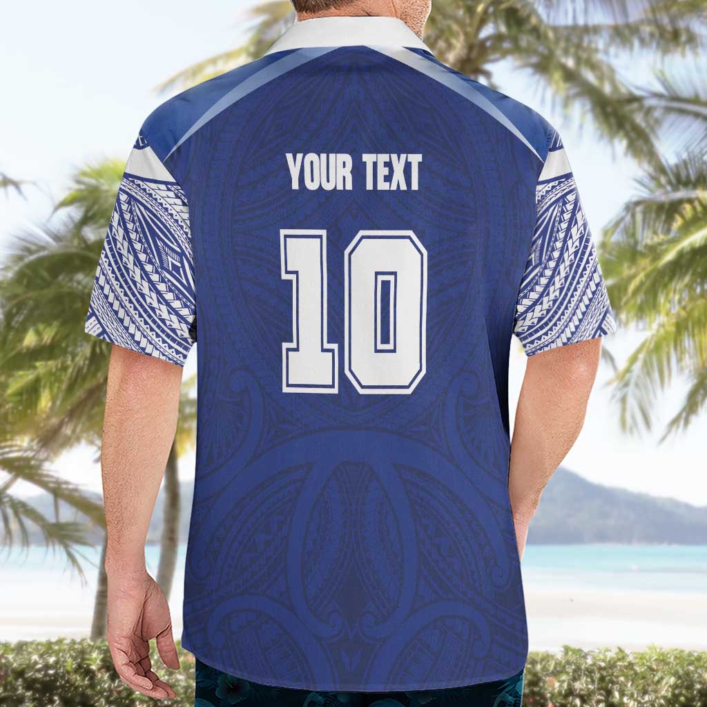 Custom Samoa Rugby Hawaiian Shirt Pacific Motifs LT03 - Polynesian Pride