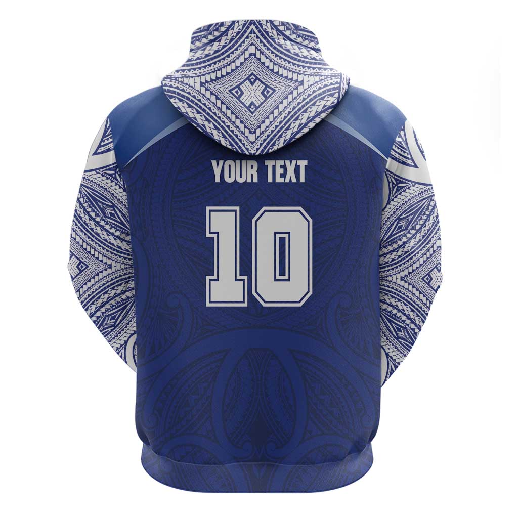 Custom Samoa Rugby Hoodie Pacific Motifs LT03 - Polynesian Pride