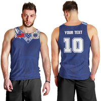 Custom Samoa Rugby Men Tank Top Pacific Motifs LT03 - Polynesian Pride