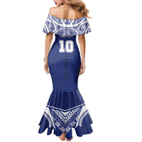 Custom Samoa Rugby Mermaid Dress Pacific Motifs LT03 - Polynesian Pride