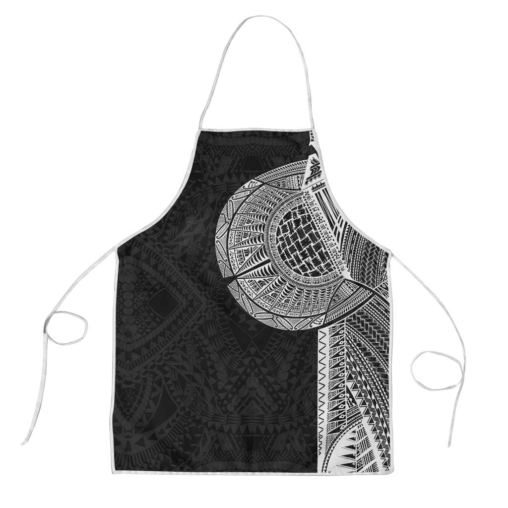 Samoan Tatau Apron Art Tribal Traditional Tattoos LT03 Black - Polynesian Pride