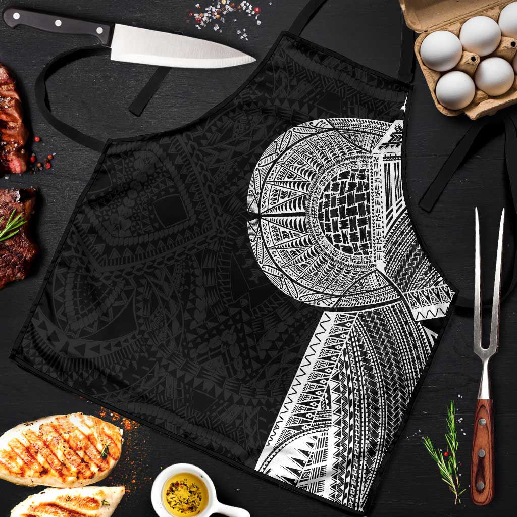 Samoan Tatau Apron Art Tribal Traditional Tattoos LT03 Black - Polynesian Pride