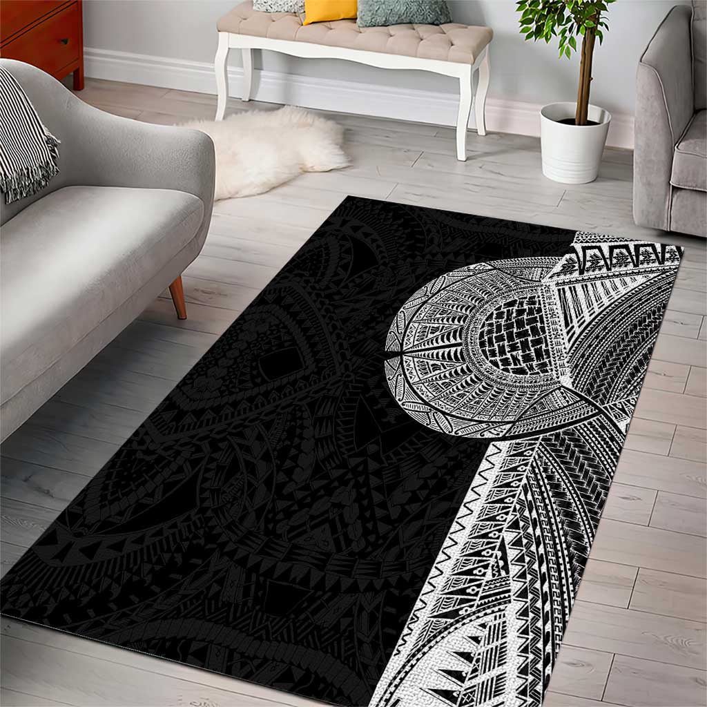 Samoan Tatau Area Rug Art Tribal Traditional Tattoos LT03 - Polynesian Pride