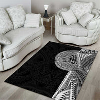 Samoan Tatau Area Rug Art Tribal Traditional Tattoos LT03 - Polynesian Pride