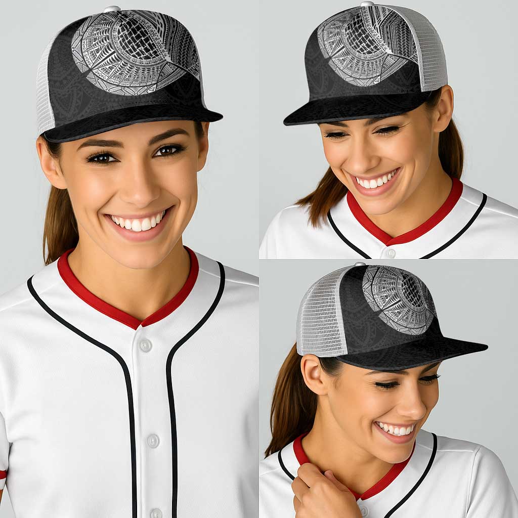 Samoan Tatau Baseball Net Cap Art Tribal Traditional Tattoos LT03 - Polynesian Pride