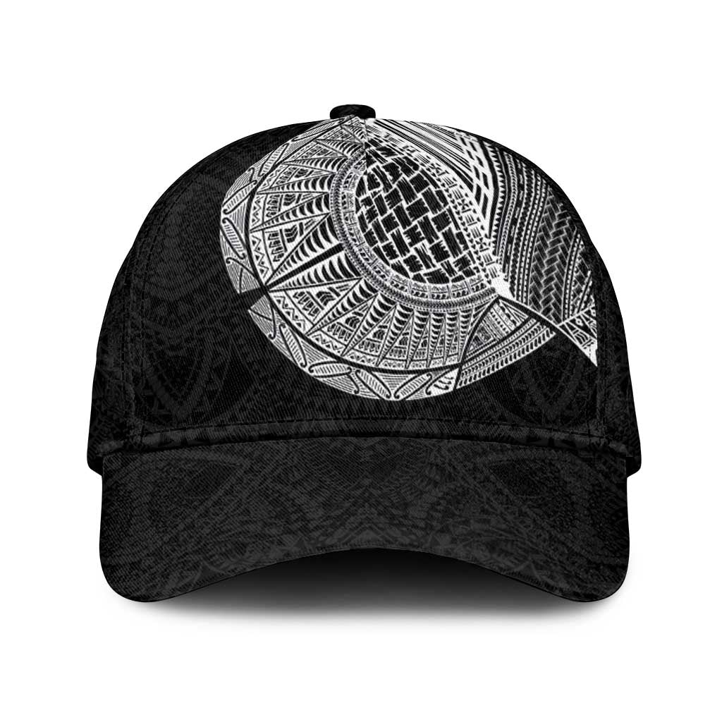 Samoan Tatau Classic Cap Art Tribal Traditional Tattoos LT03 Universal Fit Black - Polynesian Pride