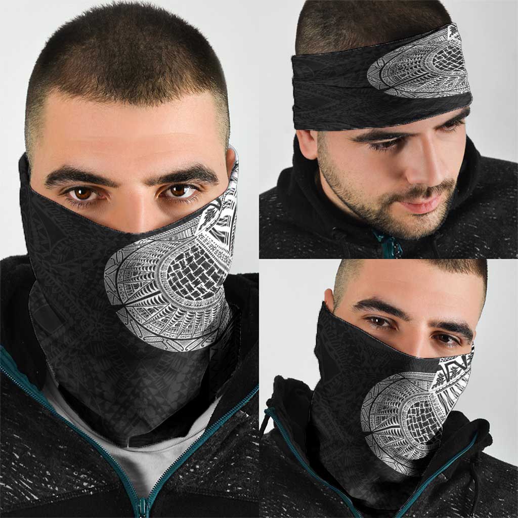 Samoan Tatau Neck Gaiter Art Tribal Traditional Tattoos LT03 - Polynesian Pride