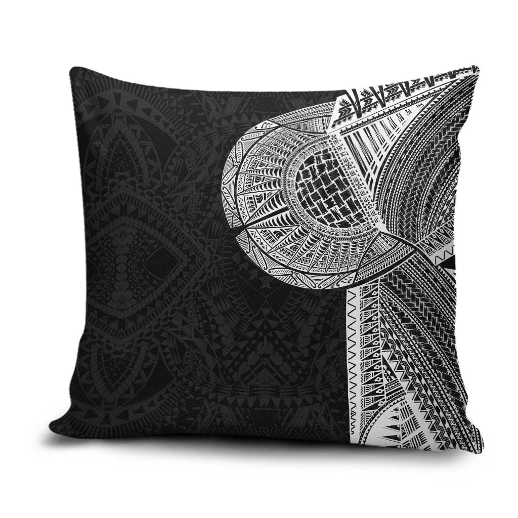 Samoan Tatau Pillow Cover Art Tribal Traditional Tattoos LT03 Black - Polynesian Pride