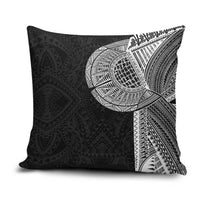 Samoan Tatau Pillow Cover Art Tribal Traditional Tattoos LT03 Black - Polynesian Pride