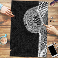 Samoan Tatau Puzzle Art Tribal Traditional Tattoos LT03 Black - Polynesian Pride