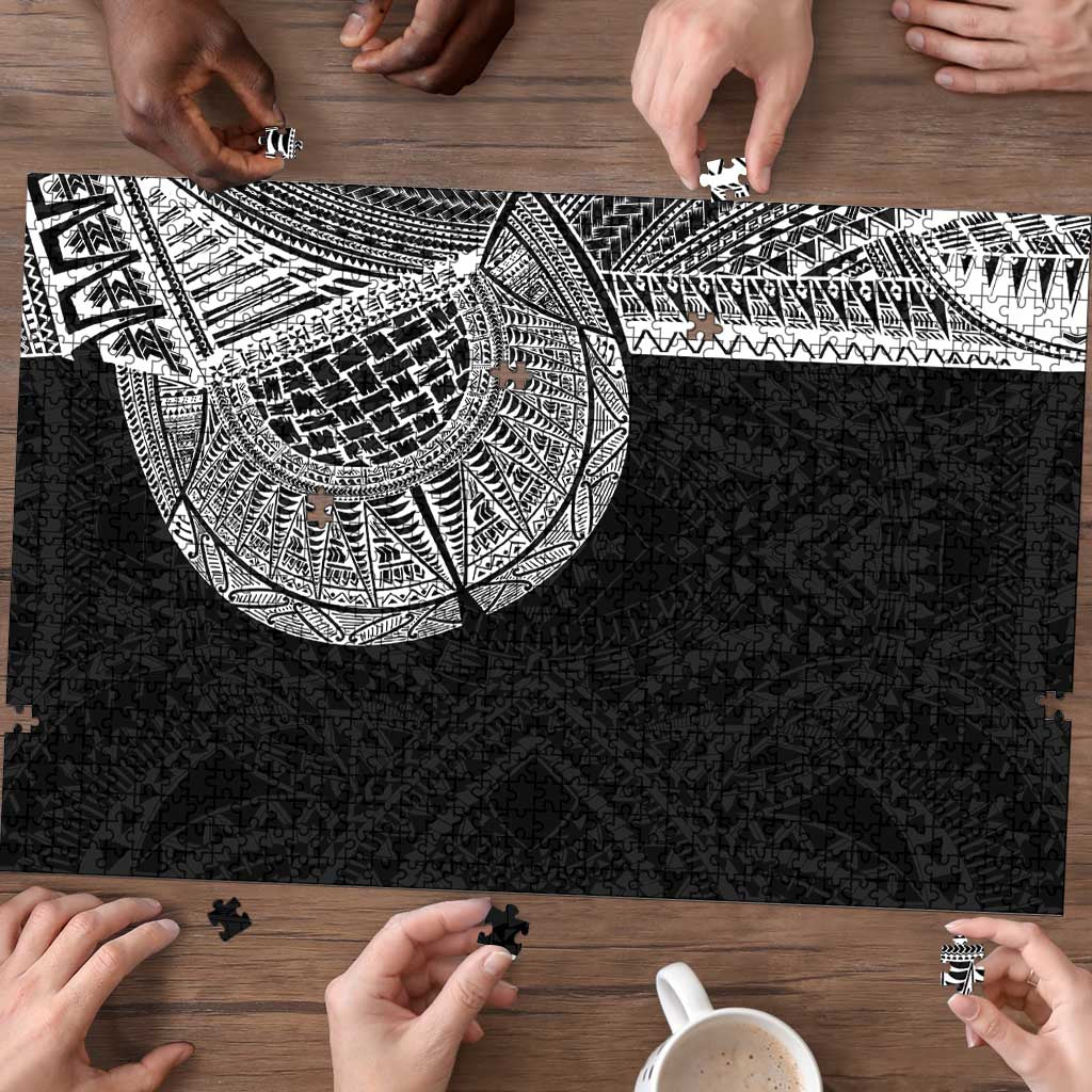 Samoan Tatau Puzzle Art Tribal Traditional Tattoos LT03 - Polynesian Pride