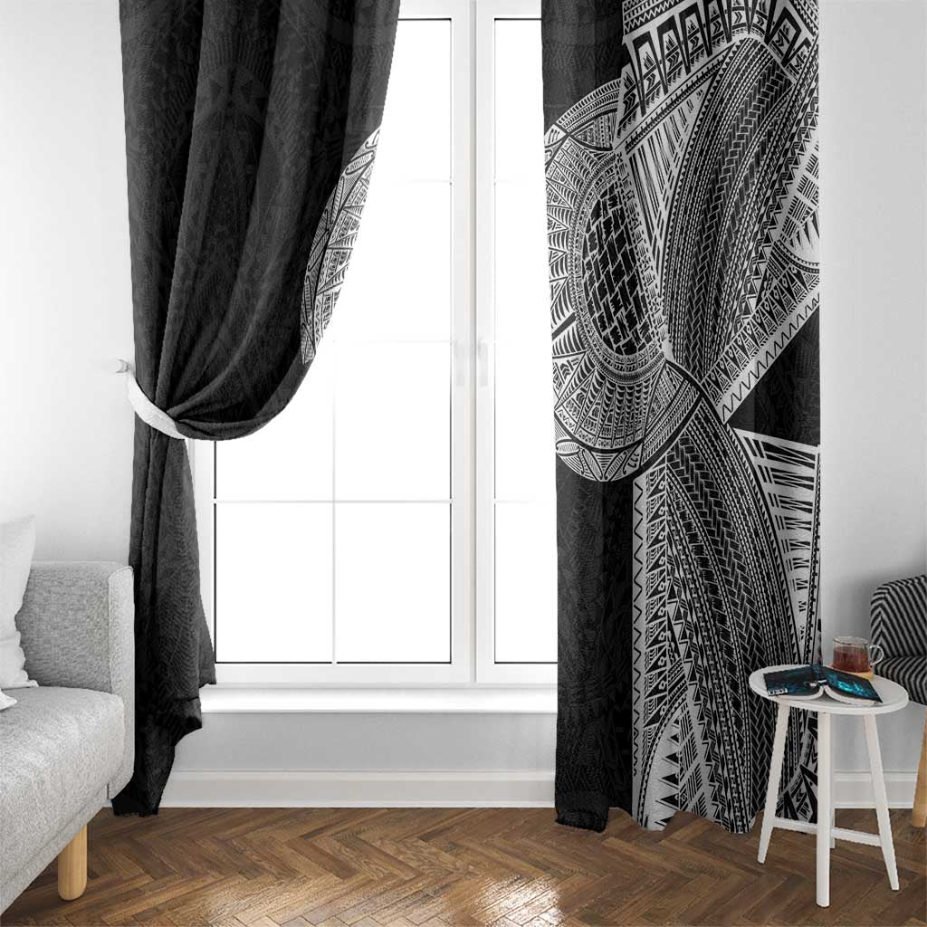 Samoan Tatau Window Curtain Art Tribal Traditional Tattoos LT03 - Polynesian Pride