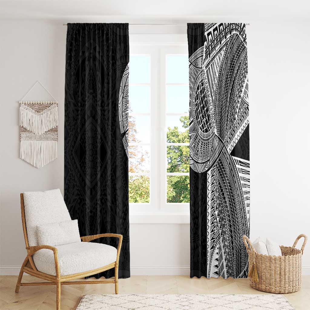 Samoan Tatau Window Curtain Art Tribal Traditional Tattoos LT03 - Polynesian Pride