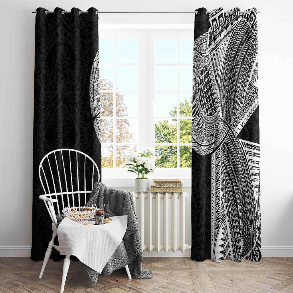 Samoan Tatau Window Curtain Art Tribal Traditional Tattoos LT03 - Polynesian Pride