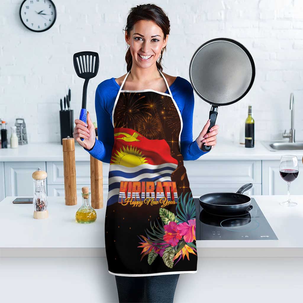 Kiribati Flag and Fireworks Apron First Place Welcome the New Year LT03 - Polynesian Pride