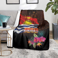Kiribati Flag and Fireworks Blanket First Place Welcome the New Year LT03 - Polynesian Pride