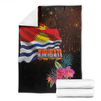 Kiribati Flag and Fireworks Blanket First Place Welcome the New Year LT03 - Polynesian Pride