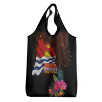 Kiribati Flag and Fireworks Grocery Bag First Place Welcome the New Year LT03 - Polynesian Pride