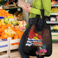 Kiribati Flag and Fireworks Grocery Bag First Place Welcome the New Year LT03 - Polynesian Pride