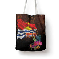 Kiribati Flag and Fireworks Tote Bag First Place Welcome the New Year LT03 - Polynesian Pride