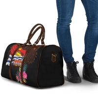 Kiribati Flag and Fireworks Travel Bag First Place Welcome the New Year LT03 - Polynesian Pride