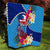 Personalised Haiti 220th Anniversary Independence Day Quilt Ayiti Flower with Polynesian Pattern LT03 - Polynesian Pride