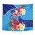 Personalised Haiti 220th Anniversary Independence Day Tapestry Ayiti Flower with Polynesian Pattern LT03 - Polynesian Pride