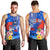 Personalised Samoa 62nd Anniversary Independence Day Men Tank Top Samoan Tribal Flag Style LT03 - Polynesian Pride