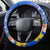 Personalised Samoa 62nd Anniversary Independence Day Steering Wheel Cover Samoan Tribal Flag Style LT03 - Polynesian Pride