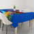 Personalised Samoa 62nd Anniversary Independence Day Tablecloth Samoan Tribal Flag Style LT03 - Polynesian Pride