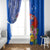 Personalised Samoa 62nd Anniversary Independence Day Window Curtain Samoan Tribal Flag Style LT03 - Polynesian Pride