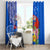 Personalised Samoa 62nd Anniversary Independence Day Window Curtain Samoan Tribal Flag Style LT03 - Polynesian Pride