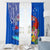 Personalised Samoa 62nd Anniversary Independence Day Window Curtain Samoan Tribal Flag Style LT03 - Polynesian Pride