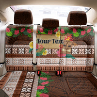 Pasifika Festival Auckland Back Car Seat Cover Polynesian Tribal with Pacific Pattern Brown Color LT03 - Polynesian Pride