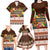 Pasifika Festival Auckland Family Matching Long Sleeve Bodycon Dress and Hawaiian Shirt Polynesian Tribal with Pacific Pattern Brown Color LT03 - Polynesian Pride