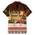 Pasifika Festival Auckland Family Matching Long Sleeve Bodycon Dress and Hawaiian Shirt Polynesian Tribal with Pacific Pattern Brown Color LT03 - Polynesian Pride