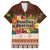 Pasifika Festival Auckland Family Matching Off Shoulder Maxi Dress and Hawaiian Shirt Polynesian Tribal with Pacific Pattern Brown Color LT03 Dad's Shirt - Short Sleeve Brown - Polynesian Pride