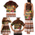 Pasifika Festival Auckland Family Matching Tank Maxi Dress and Hawaiian Shirt Polynesian Tribal with Pacific Pattern Brown Color LT03 - Polynesian Pride