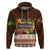 Pasifika Festival Auckland Hoodie Polynesian Tribal with Pacific Pattern Brown Color LT03 Pullover Hoodie Brown - Polynesian Pride