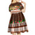 Pasifika Festival Auckland Kid Short Sleeve Dress Polynesian Tribal with Pacific Pattern Brown Color LT03 - Polynesian Pride